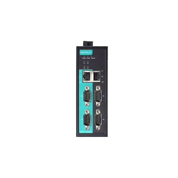 Moxa 4Port Rs-232/422/485 Serial Dvc Srvr W/ 2 Kv Isolat., Nport Ia5450Ai-T NPort IA5450AI-T - main